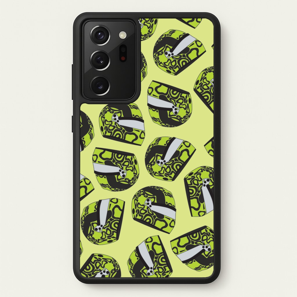 Lando Helmet Pattern - F1 Phone Case for Galaxy Note 20 Ultra