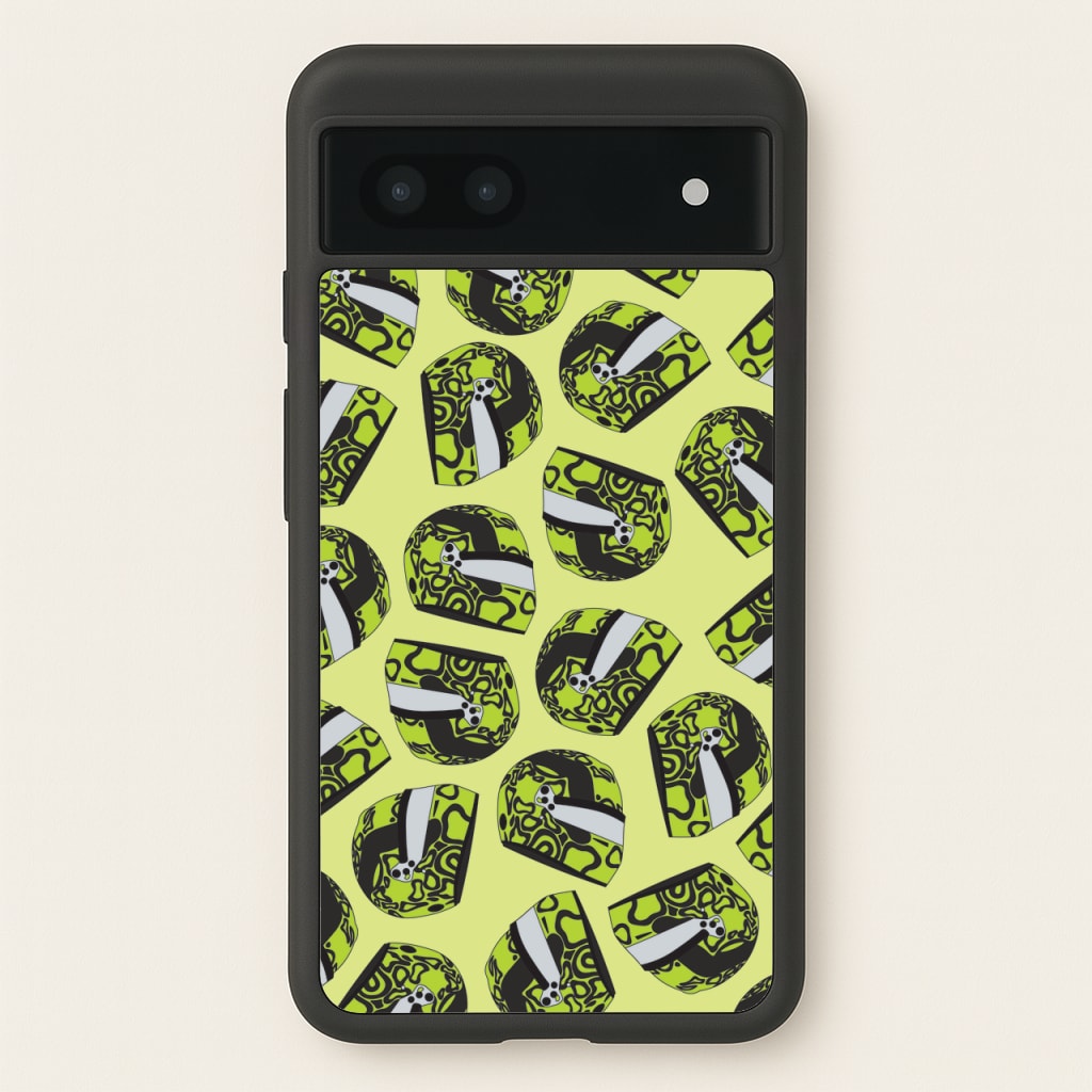 Lando Helmet Pattern - F1 Phone Case for Google Pixel 6a