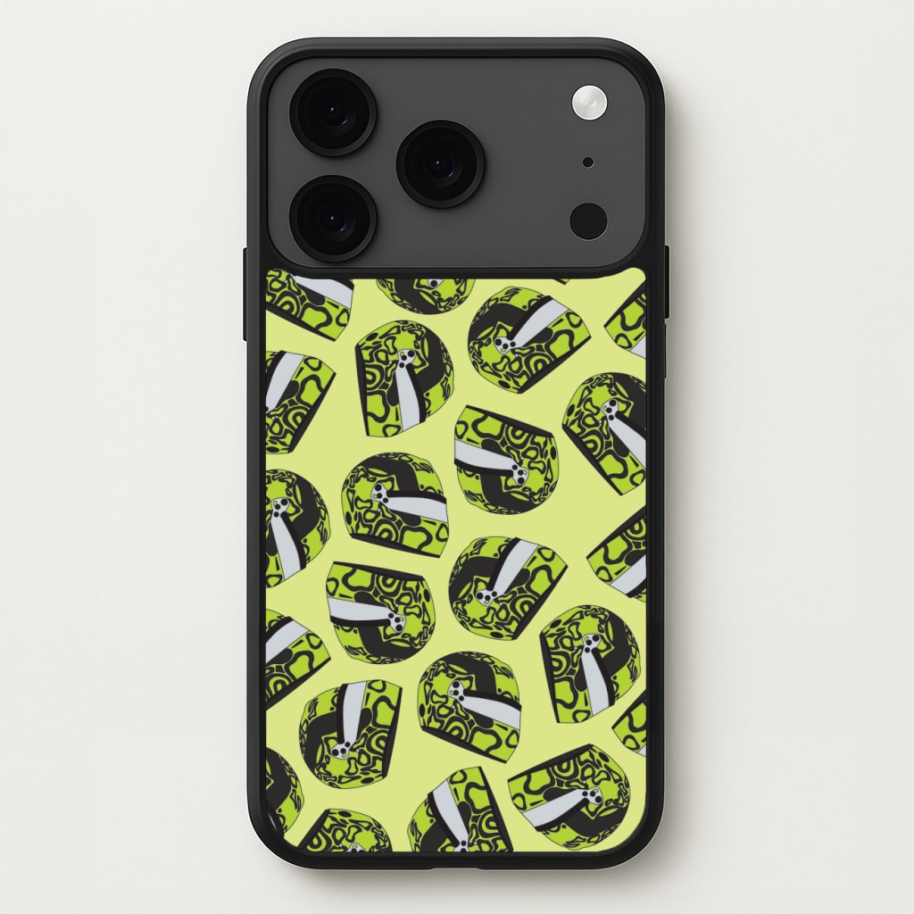Lando Helmet Pattern Phone Case for iPhone 17 Pro