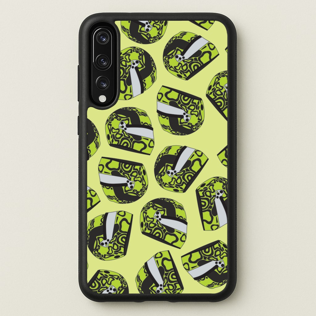 Lando Helmet Pattern - F1 Phone Case for Huawei P20 Pro