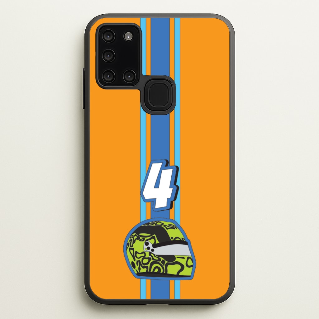 Helmet 4 - F1 Phone Case for Galaxy A21s
