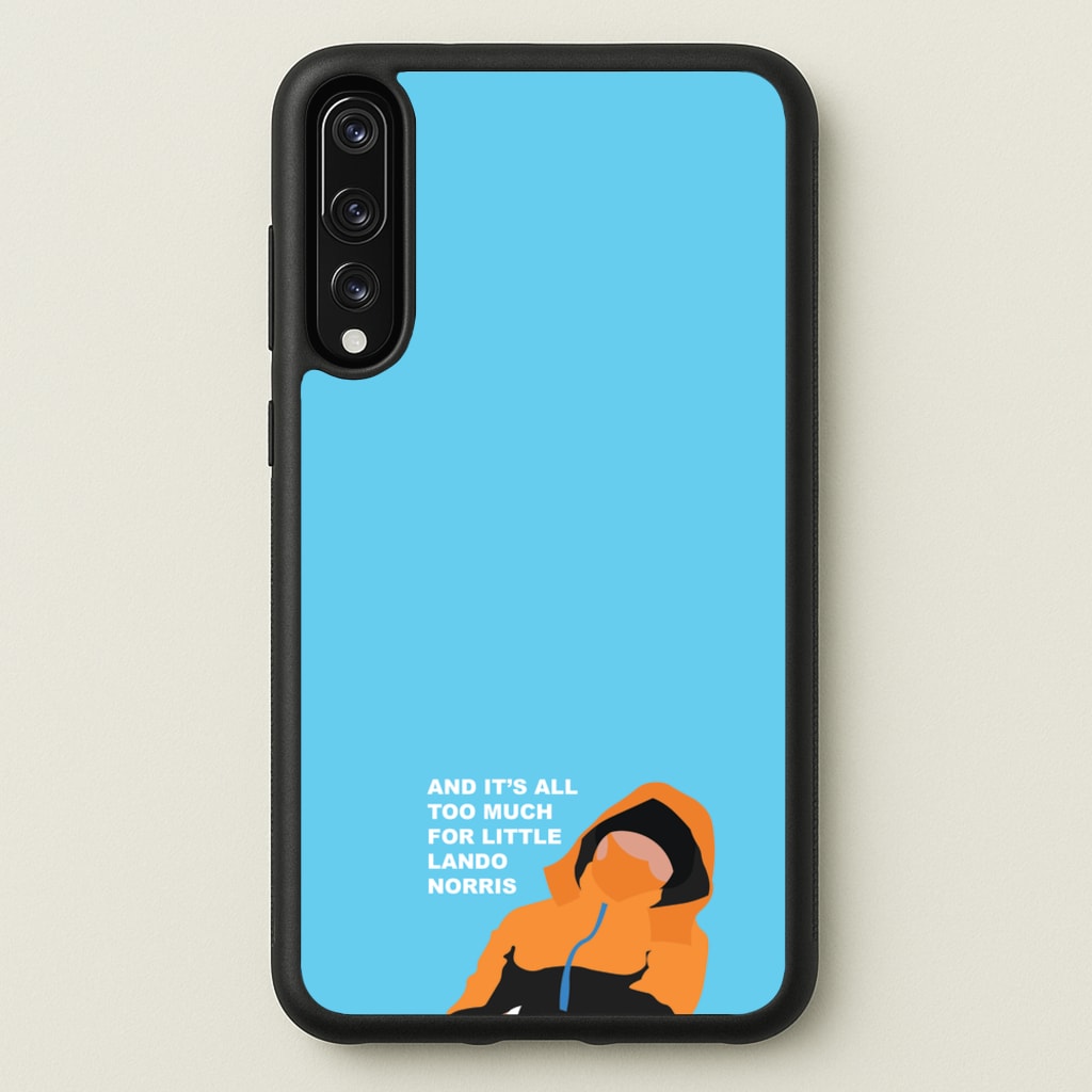 And It's All Too Much - F1 Phone Case for Huawei P20 Pro