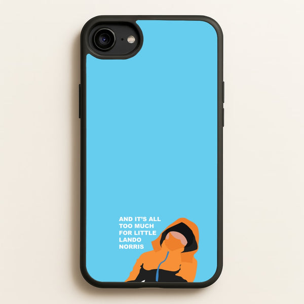 And It's All Too Much - F1 Phone Case for iPhone 6 / 7 / 8 / SE