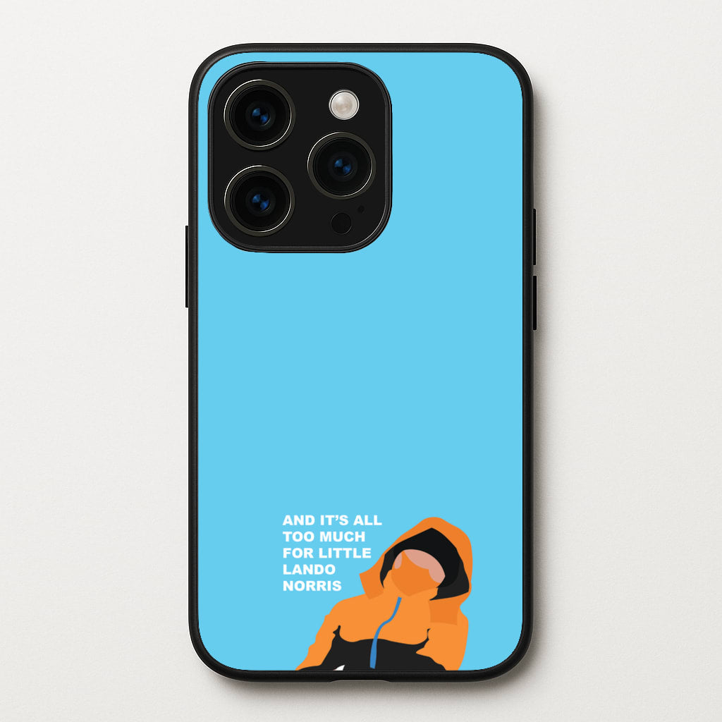 And It's All Too Much - F1 Phone Case for iPhone 14 Pro Max