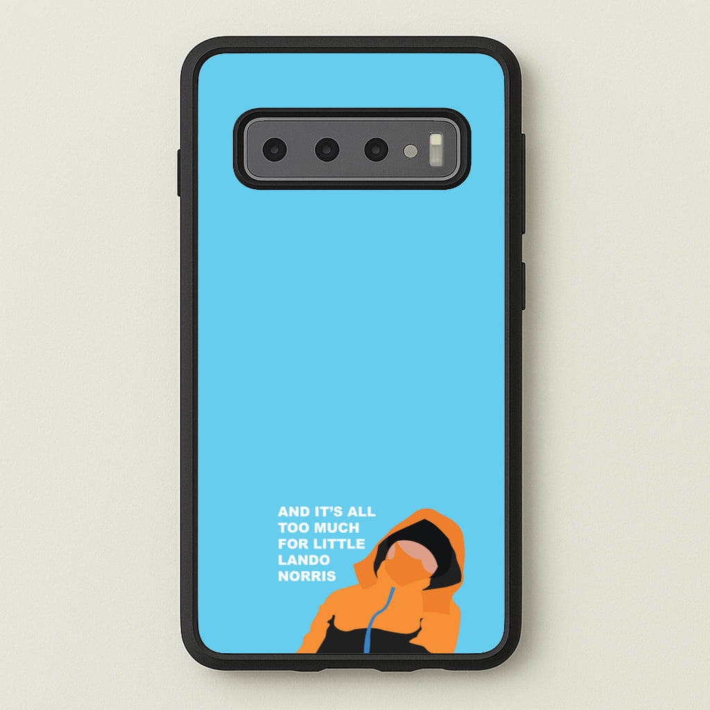 And It's All Too Much - F1 Phone Case for Galaxy S10 Plus
