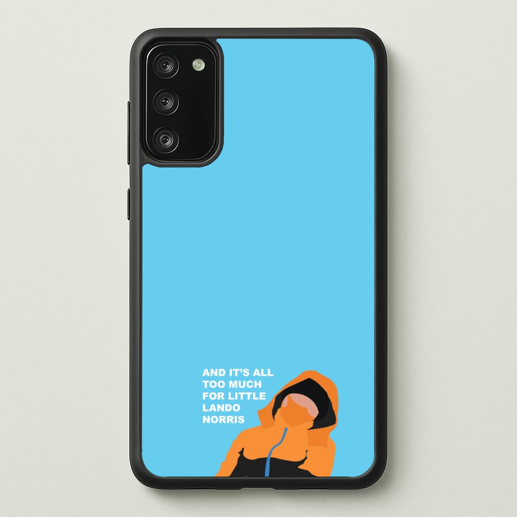And It's All Too Much - F1 Phone Case for Galaxy A41