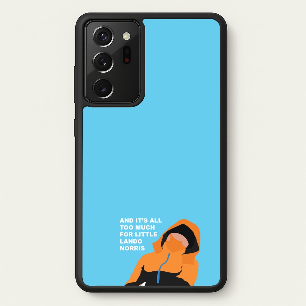 And It's All Too Much  - F1 Phone Case for Galaxy Note 20 Ultra