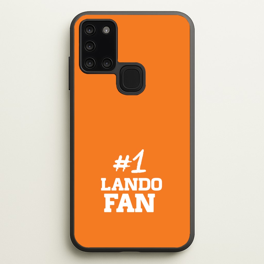 #1 Lando Fan - F1 Phone Case for Galaxy A21s
