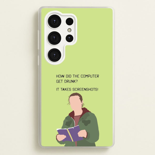 How Did The Computer Get Drunk? - The Last Of us Phone Case for Galaxy S25 Ultra