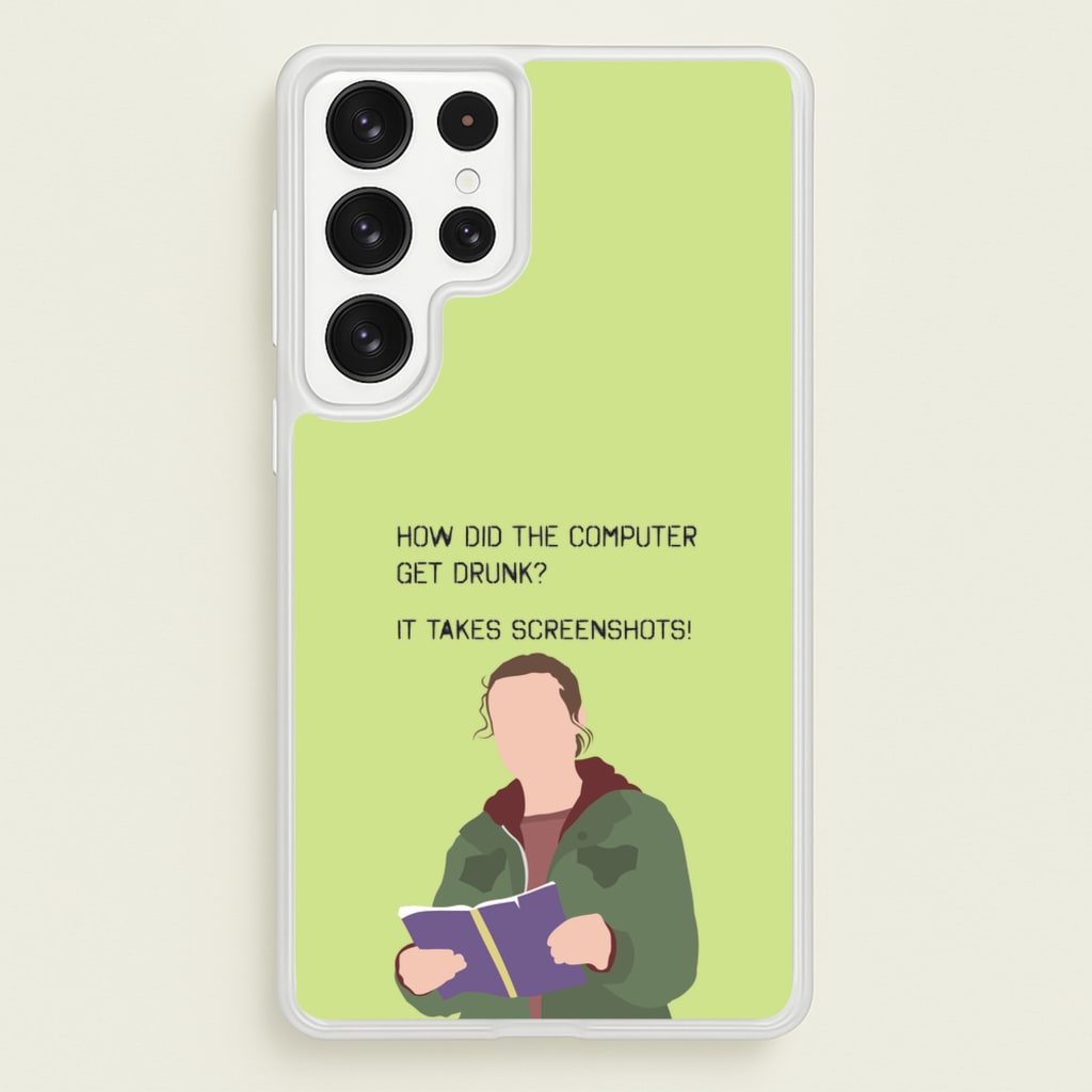 How Did The Computer Get Drunk? - The Last Of us Phone Case for Galaxy S22 Ultra