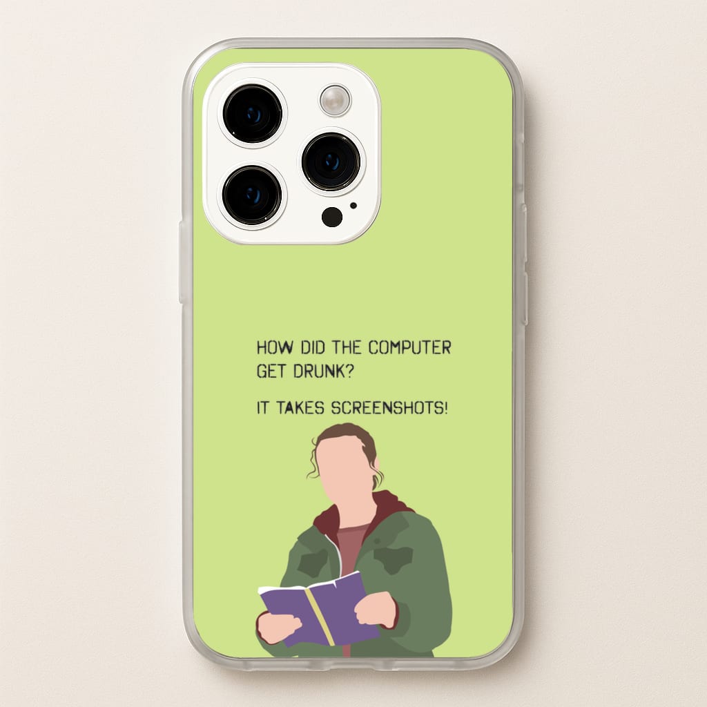 How Did The Computer Get Drunk? - The Last Of us Phone Case for iPhone 14 Pro
