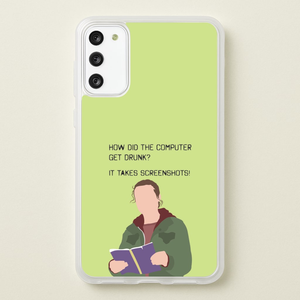 How Did The Computer Get Drunk? - The Last Of us Phone Case for Galaxy A41