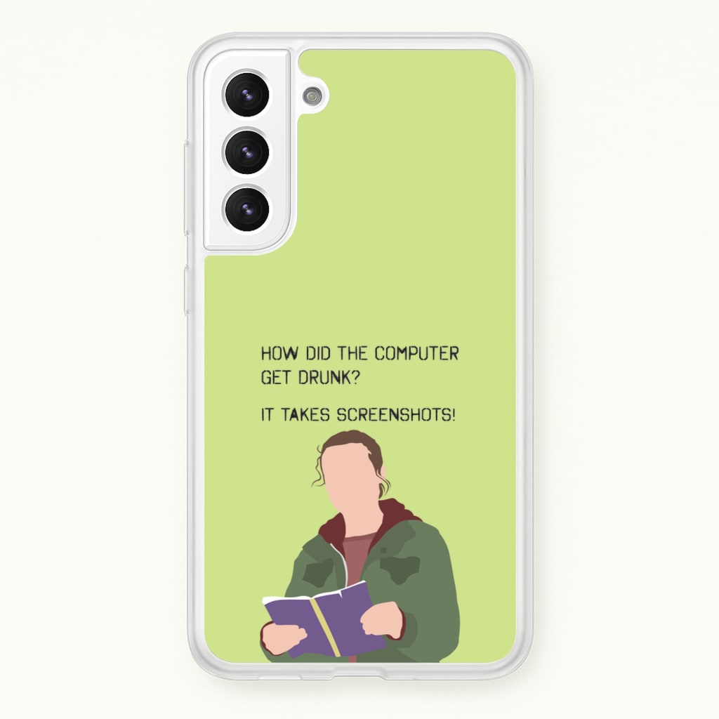 How Did The Computer Get Drunk? - The Last Of us Phone Case for Galaxy S22