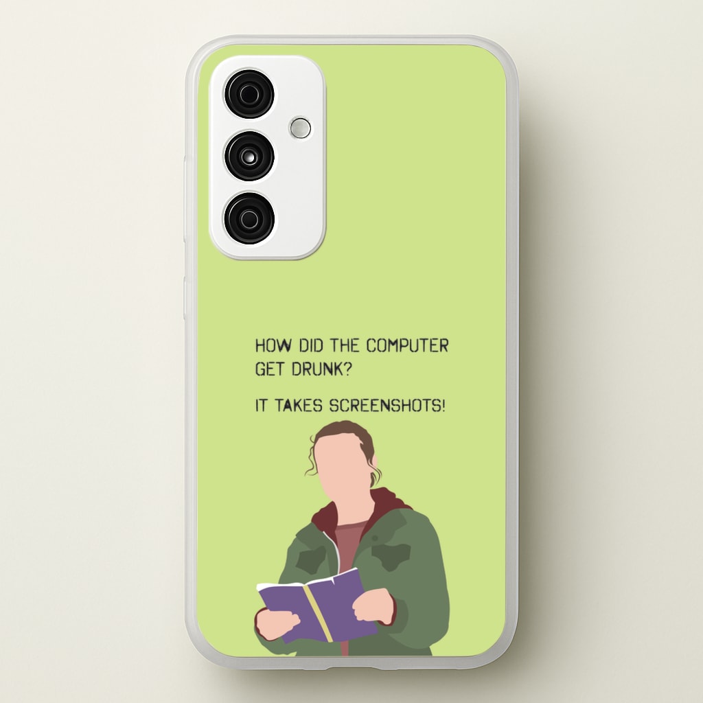 How Did The Computer Get Drunk? - The Last Of us Phone Case for Galaxy A35