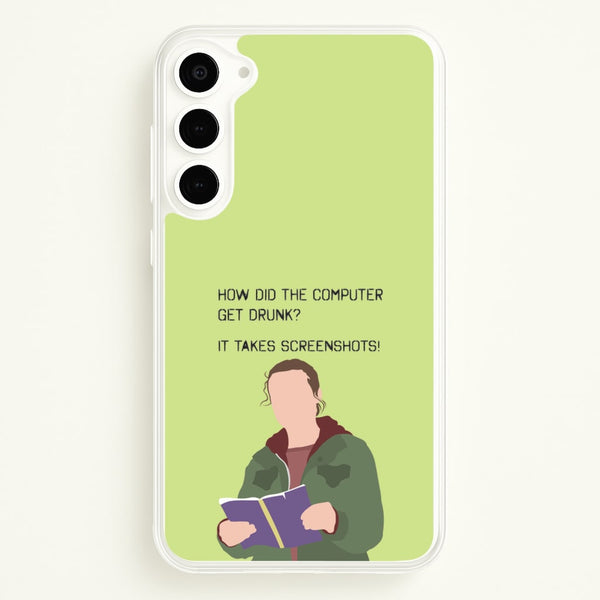 How Did The Computer Get Drunk? - The Last Of us Phone Case for Galaxy S23