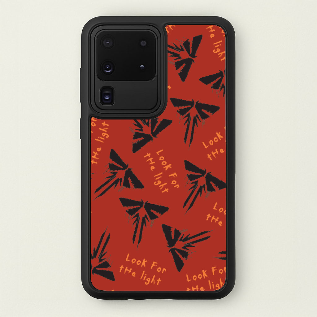 Look For The Light Firefly Pattern - The Last Of us Phone Case for Galaxy S20 Ultra