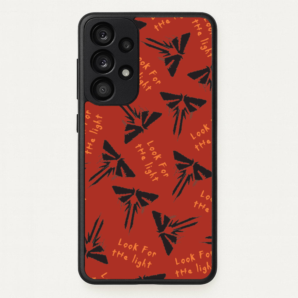 Look For The Light Firefly Pattern - The Last Of us Phone Case for Galaxy A53