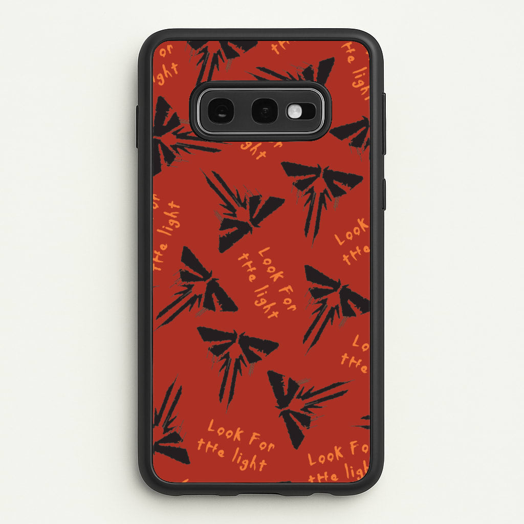 Look For The Light Firefly Pattern - The Last Of us Phone Case for Galaxy S10e