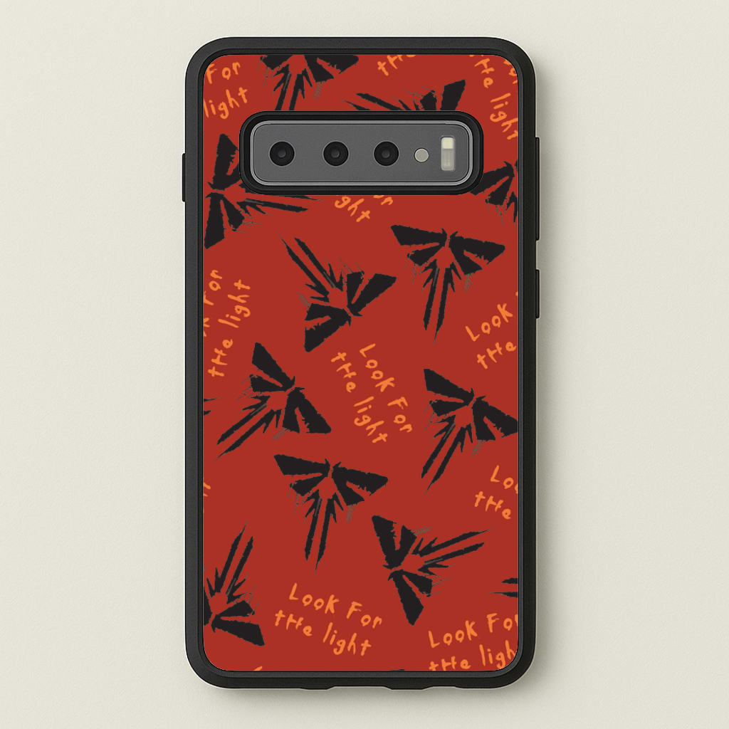 Look For The Light Firefly Pattern - The Last Of us Phone Case for Galaxy S10