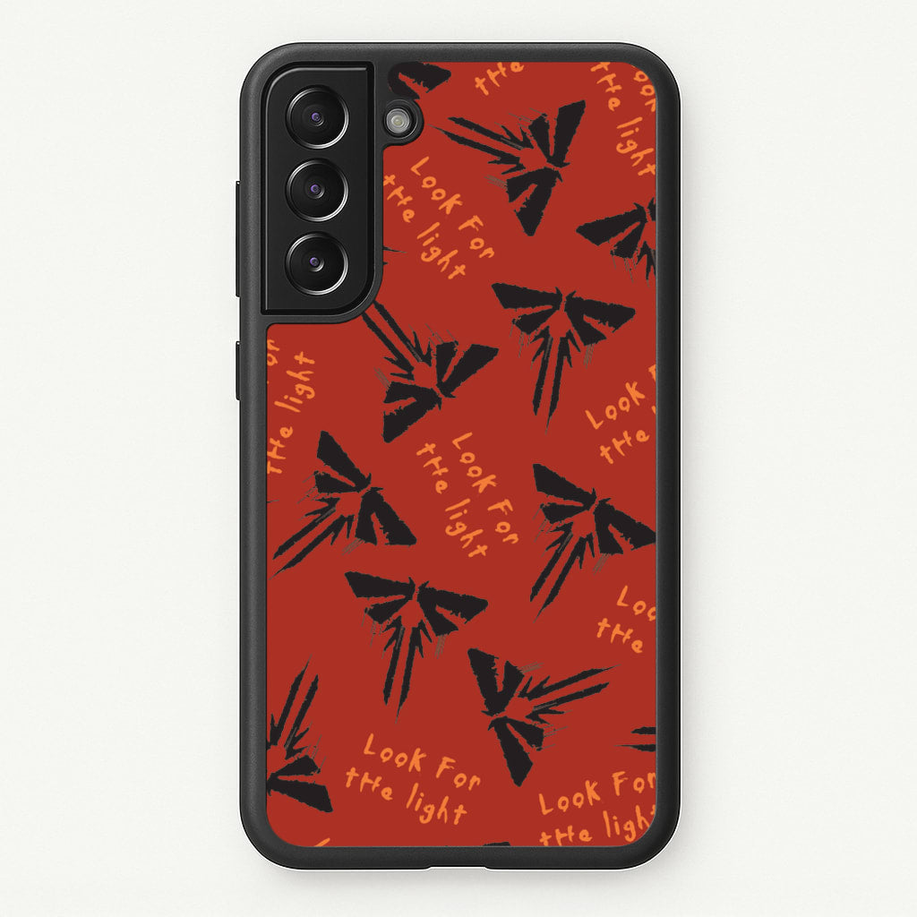 Look For The Light Firefly Pattern - The Last Of us Phone Case for Galaxy S22