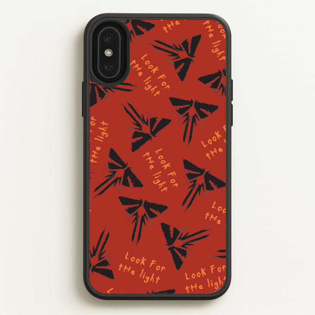 Look For The Light Firefly Pattern - The Last Of us Phone Case for iPhone XS Max