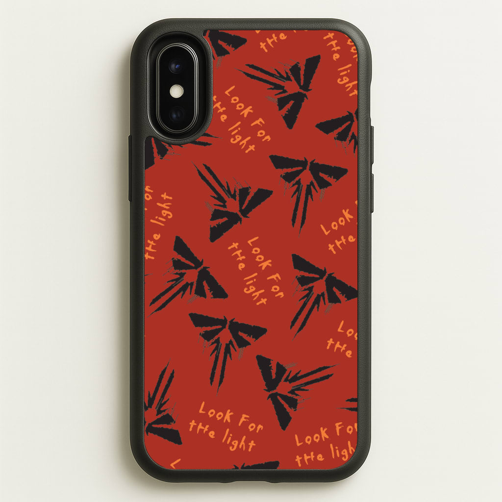Look For The Light Firefly Pattern - The Last Of us Phone Case for iPhone X / XS