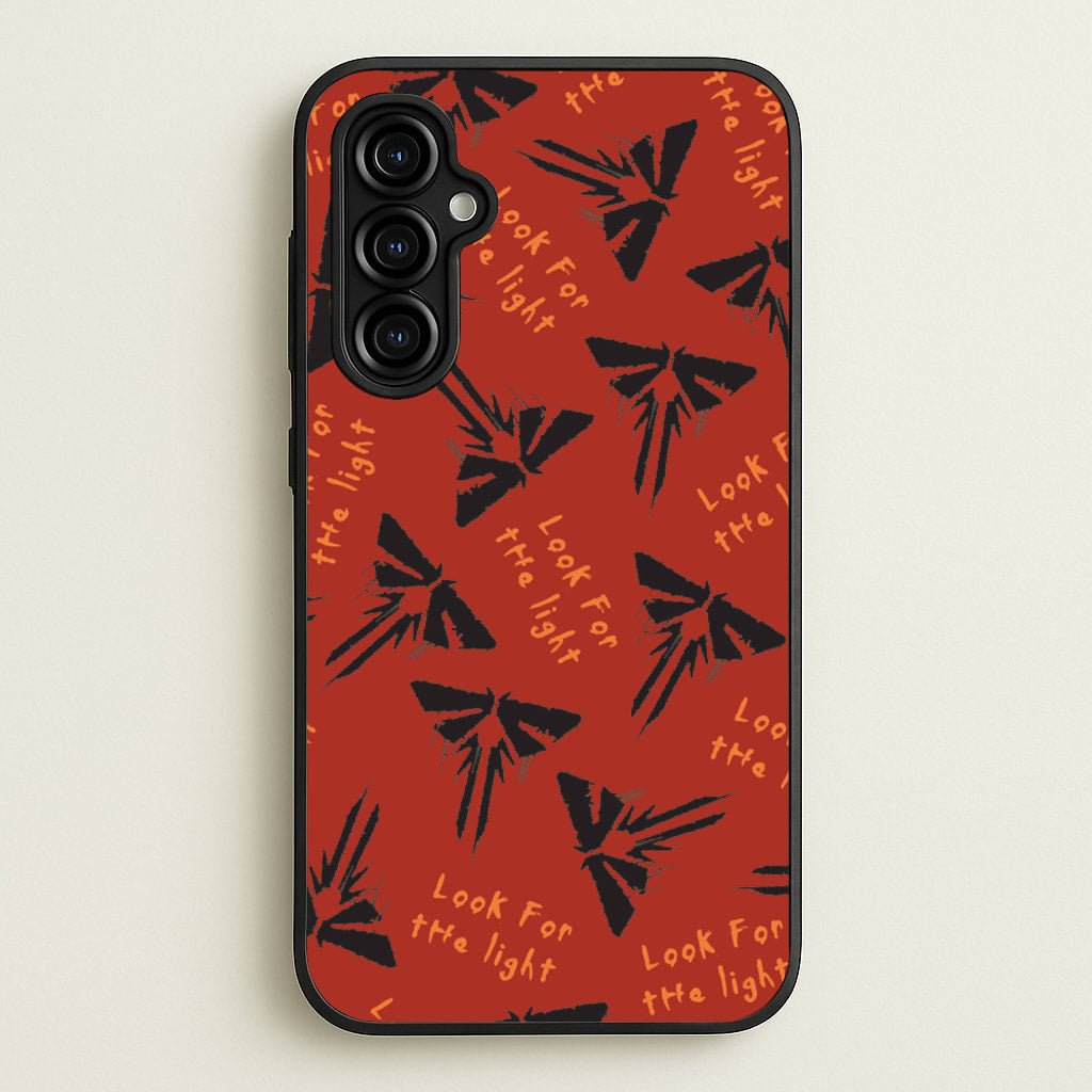 Look For The Light Firefly Pattern - The Last Of us Phone Case for Galaxy A54