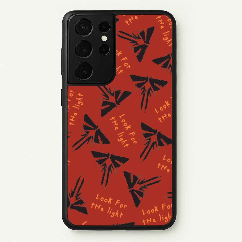 Look For The Light Firefly Pattern - The Last Of us Phone Case for Galaxy S21 Ultra