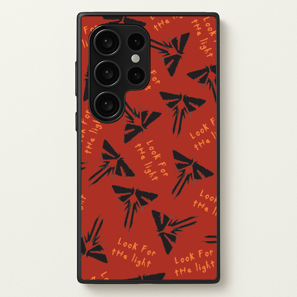 Look For The Light Firefly Pattern - The Last Of us Phone Case for Galaxy S24 Ultra