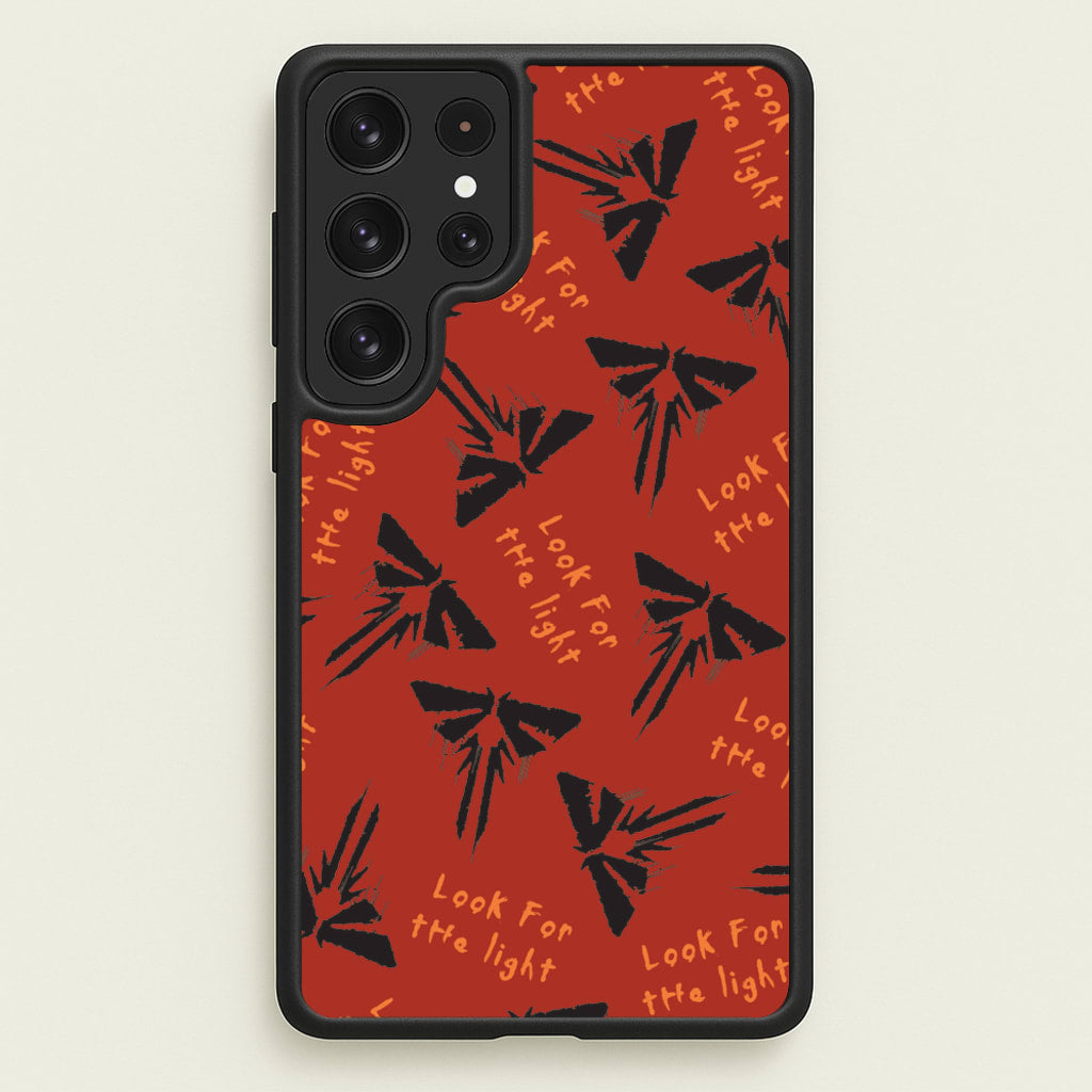 Look For The Light Firefly Pattern - The Last Of us Phone Case for Galaxy S22 Ultra