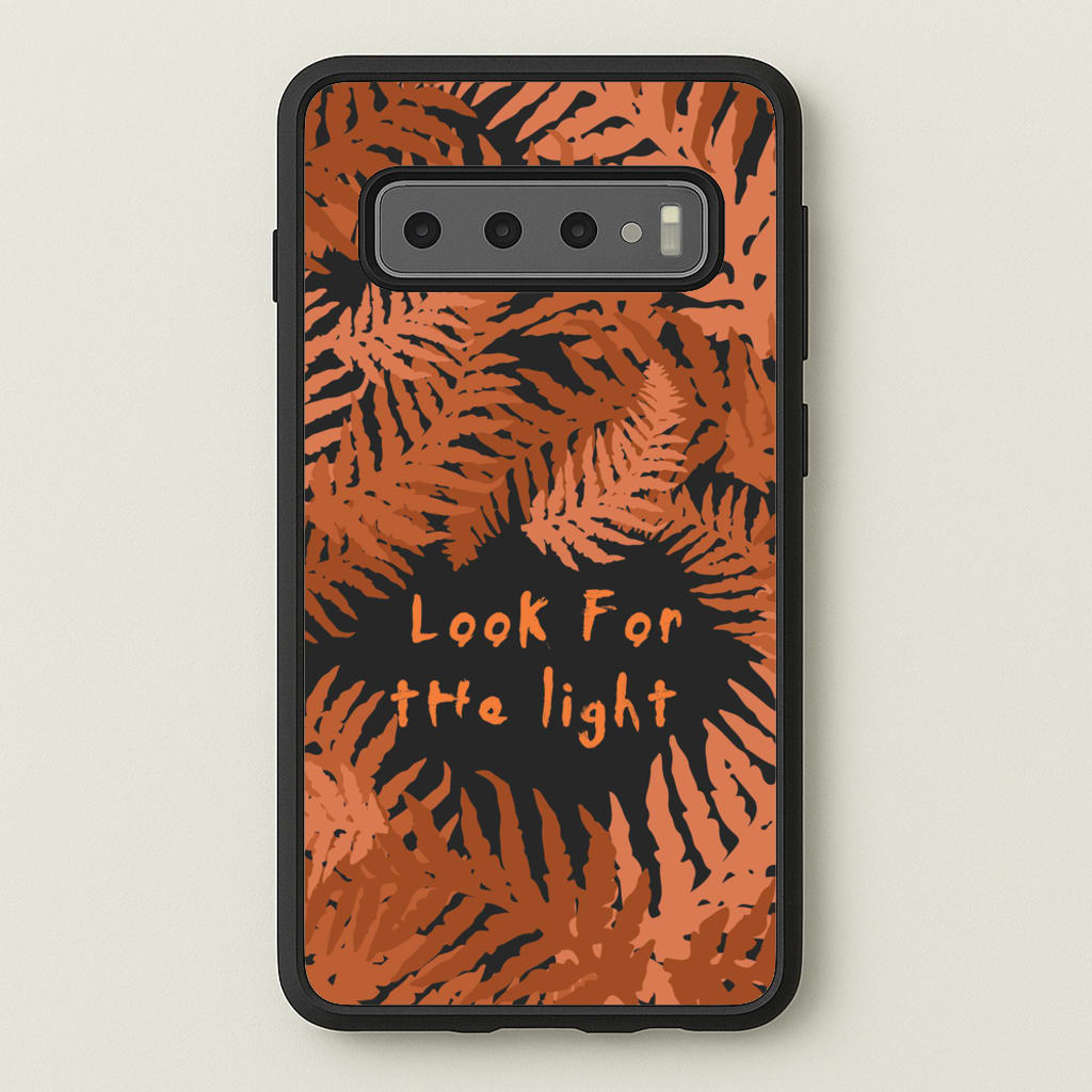 Look For The Light Fern Pattern - The Last Of us Phone Case for Galaxy S10 Plus