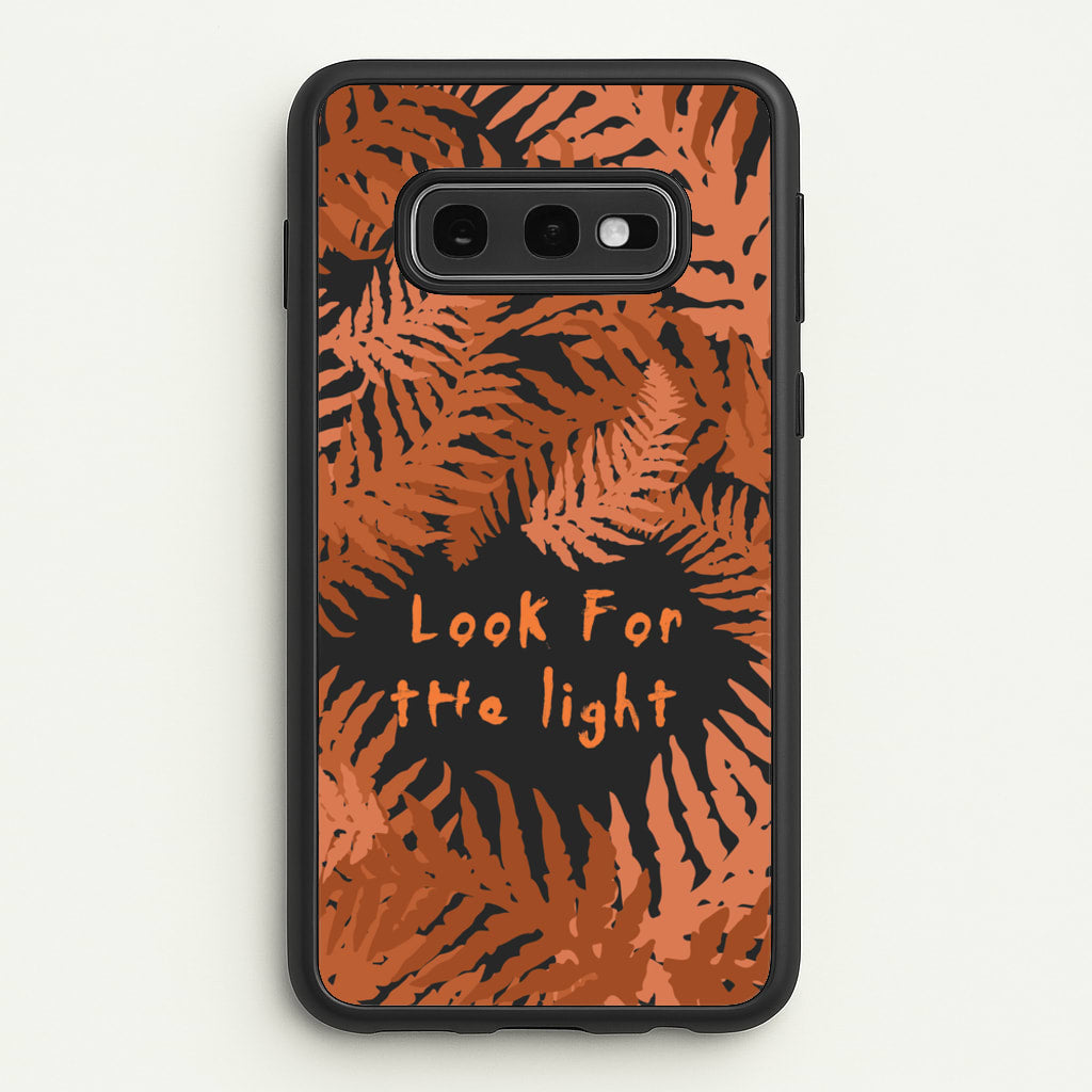 Look For The Light Fern Pattern - The Last Of us Phone Case for Galaxy S10e