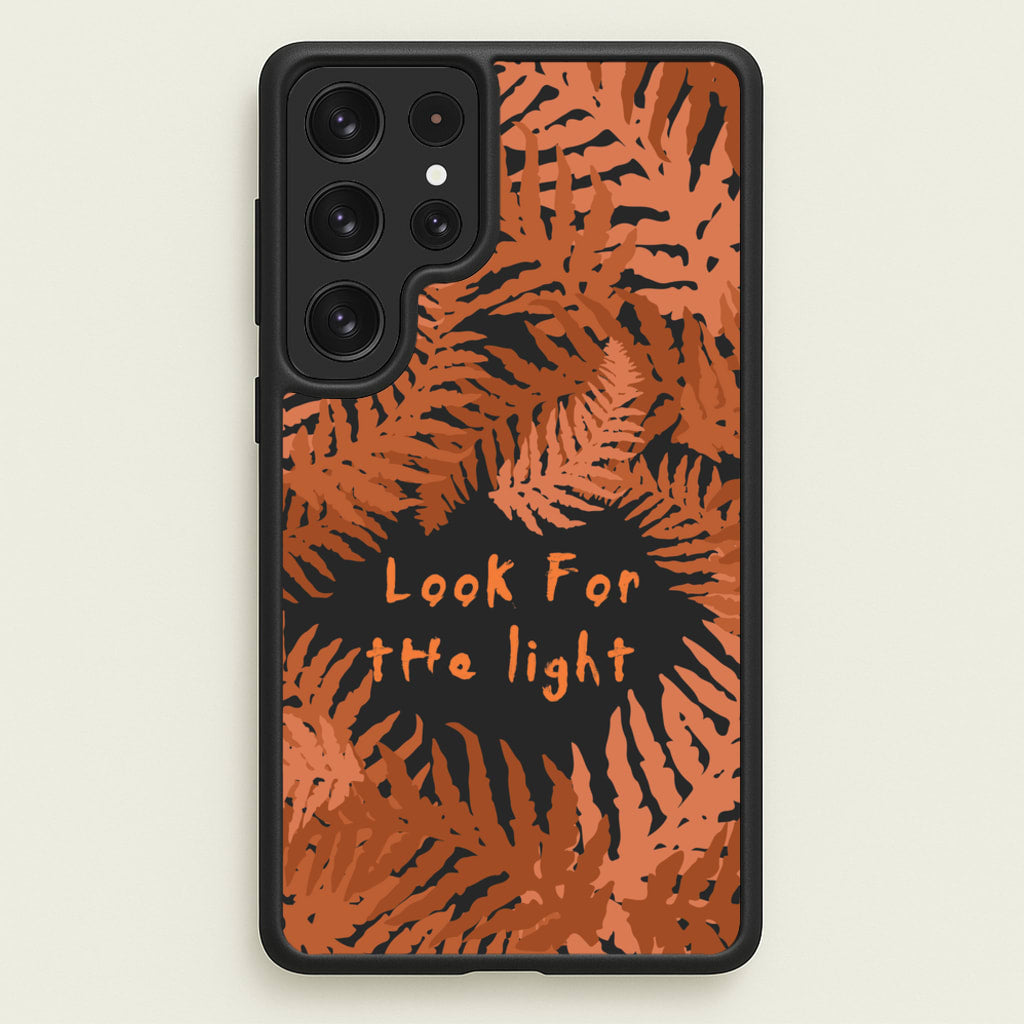 Look For The Light Fern Pattern - The Last Of us Phone Case for Galaxy S22 Ultra