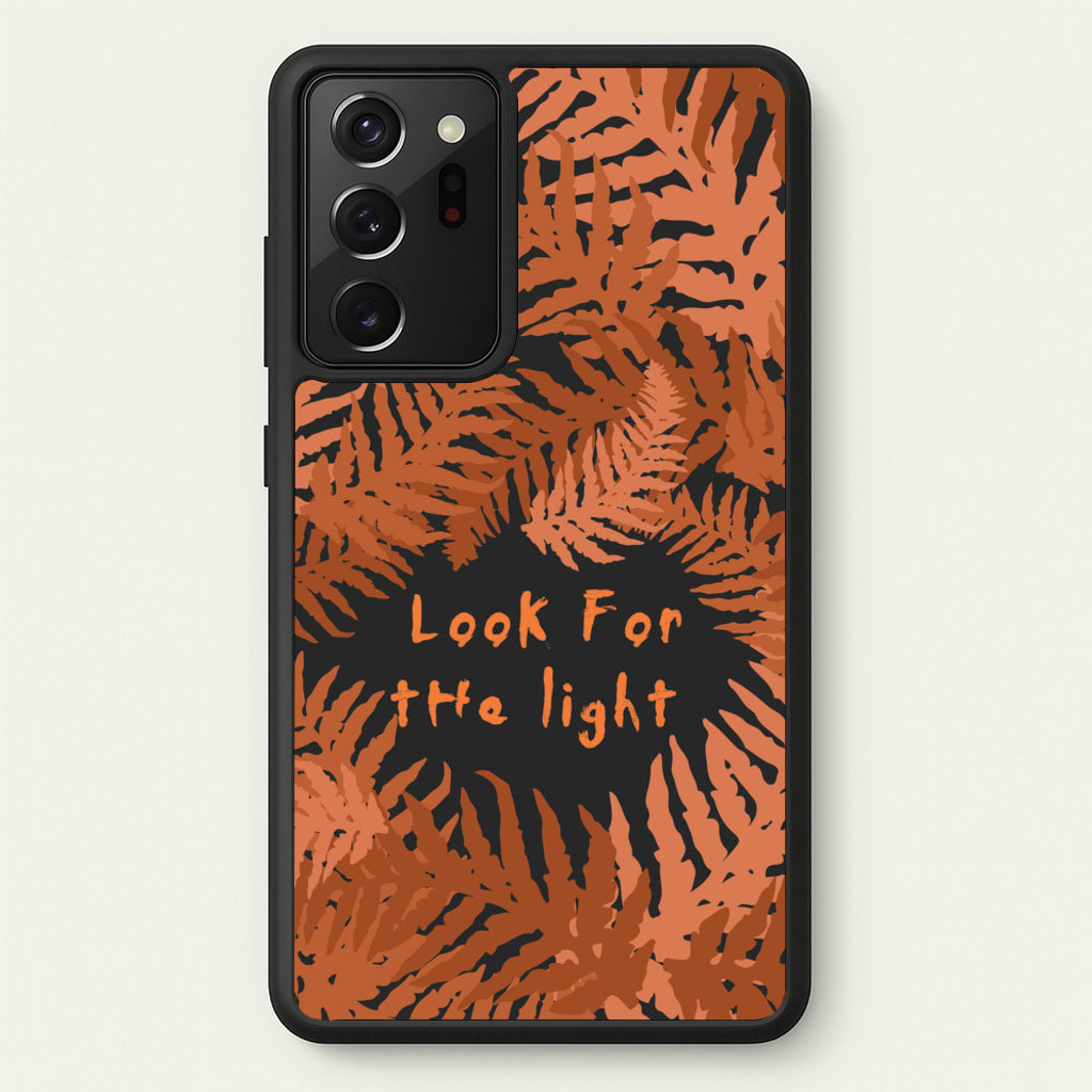 Look For The Light Fern Pattern - The Last Of us Phone Case for Galaxy Note 20 Ultra
