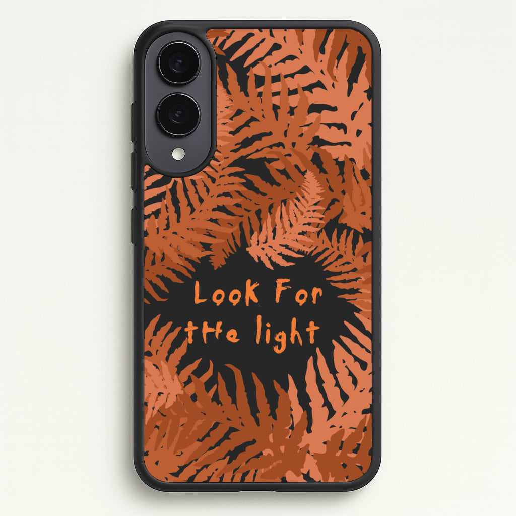 Look For The Light Fern Pattern - The Last Of us Phone Case for Galaxy S25 Edge
