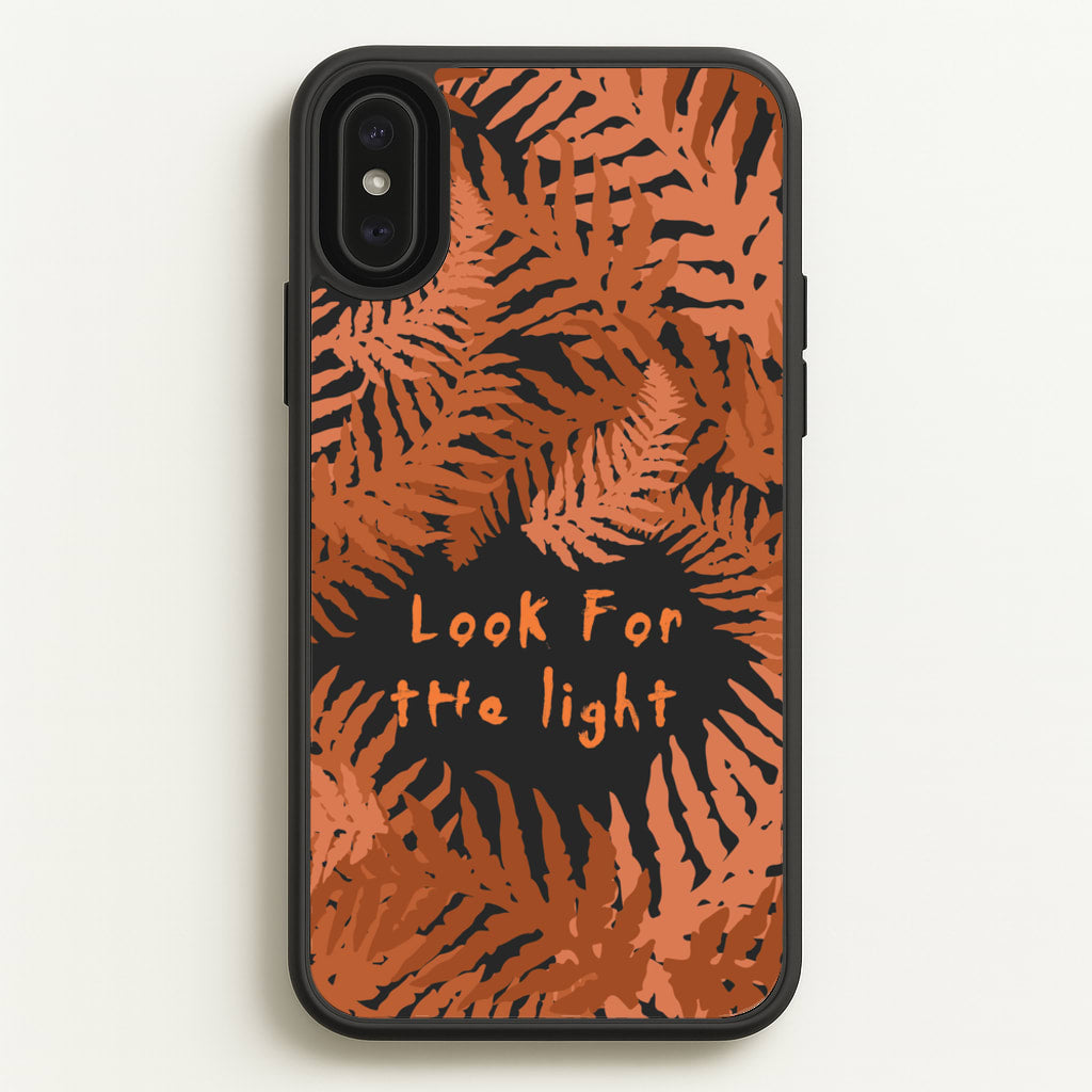 Look For The Light Fern Pattern - The Last Of us Phone Case for iPhone XS Max