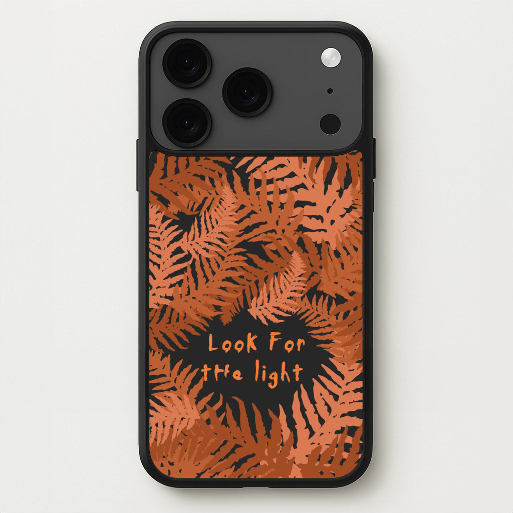Look For The Light Fern Pattern Phone Case for iPhone 17 Pro