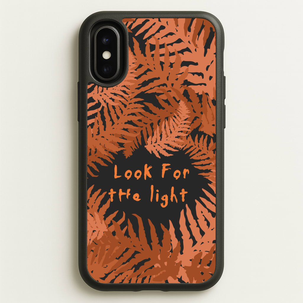 Look For The Light Fern Pattern - The Last Of us Phone Case for iPhone X / XS