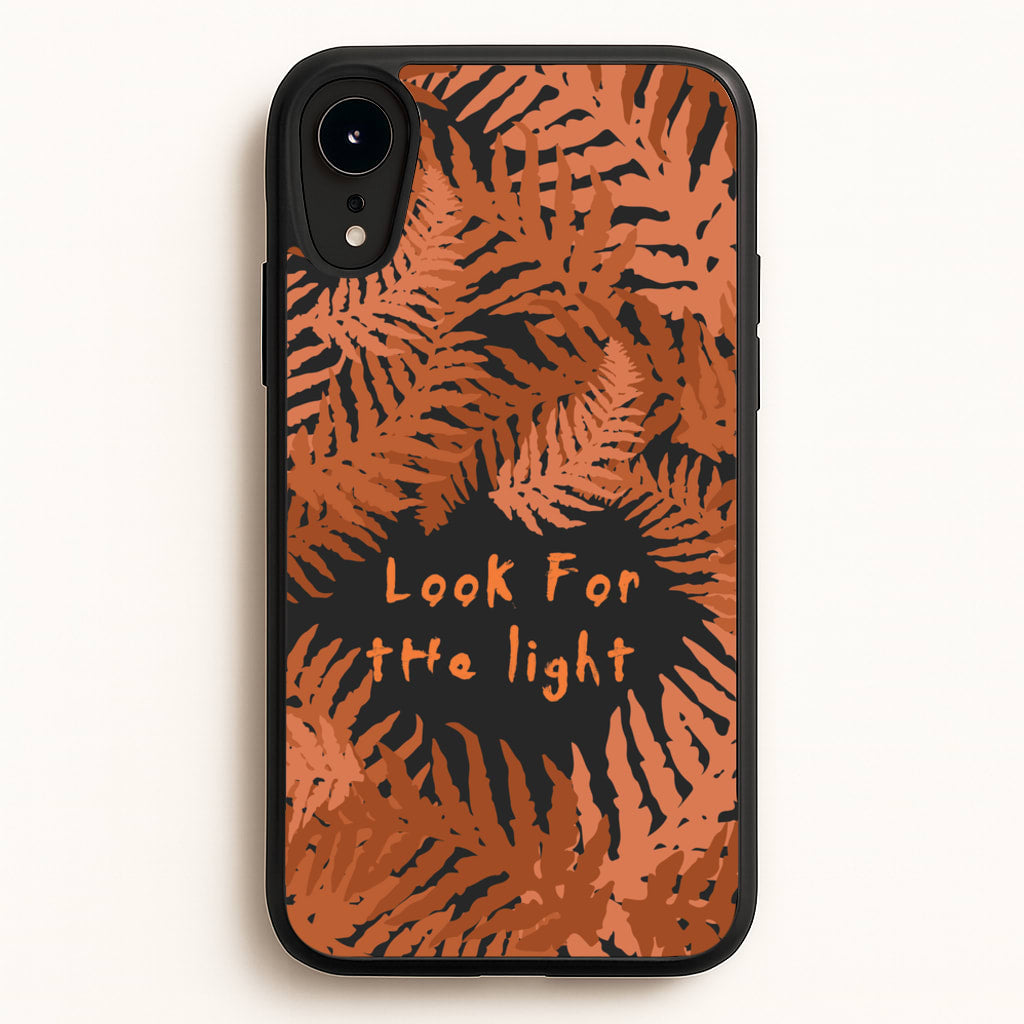 Look For The Light Fern Pattern - The Last Of us Phone Case for iPhone XR