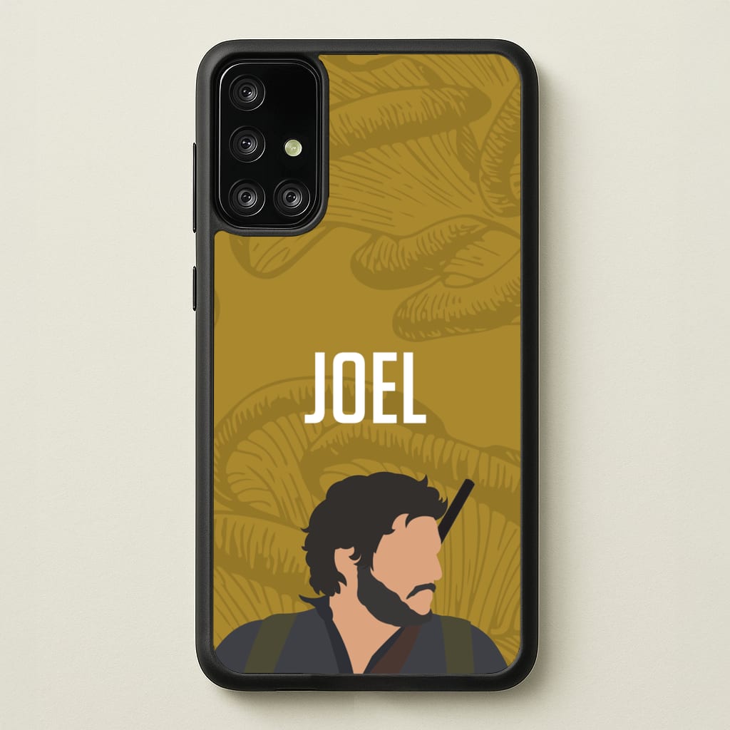 Joel Mushroom Pattern - The Last Of us Phone Case for Galaxy A71
