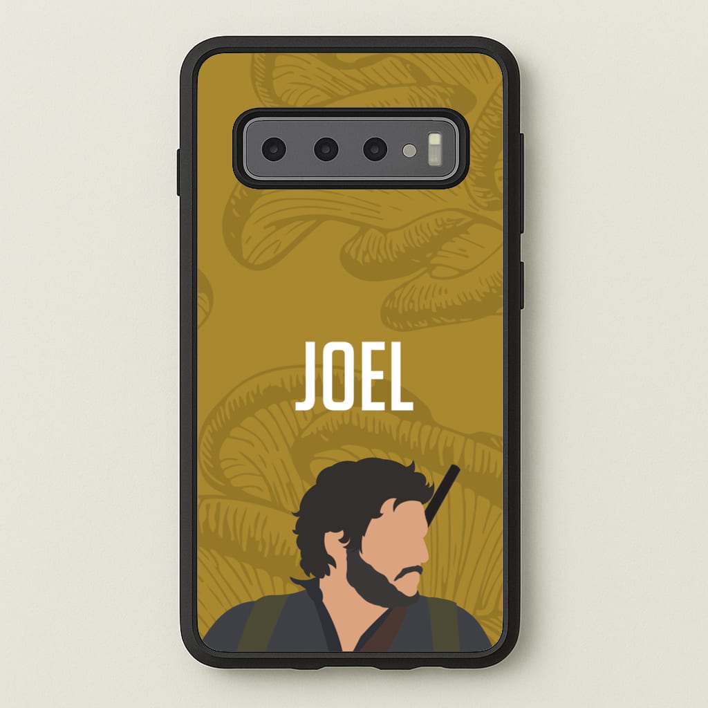 Joel Mushroom Pattern - The Last Of us Phone Case for Galaxy S10