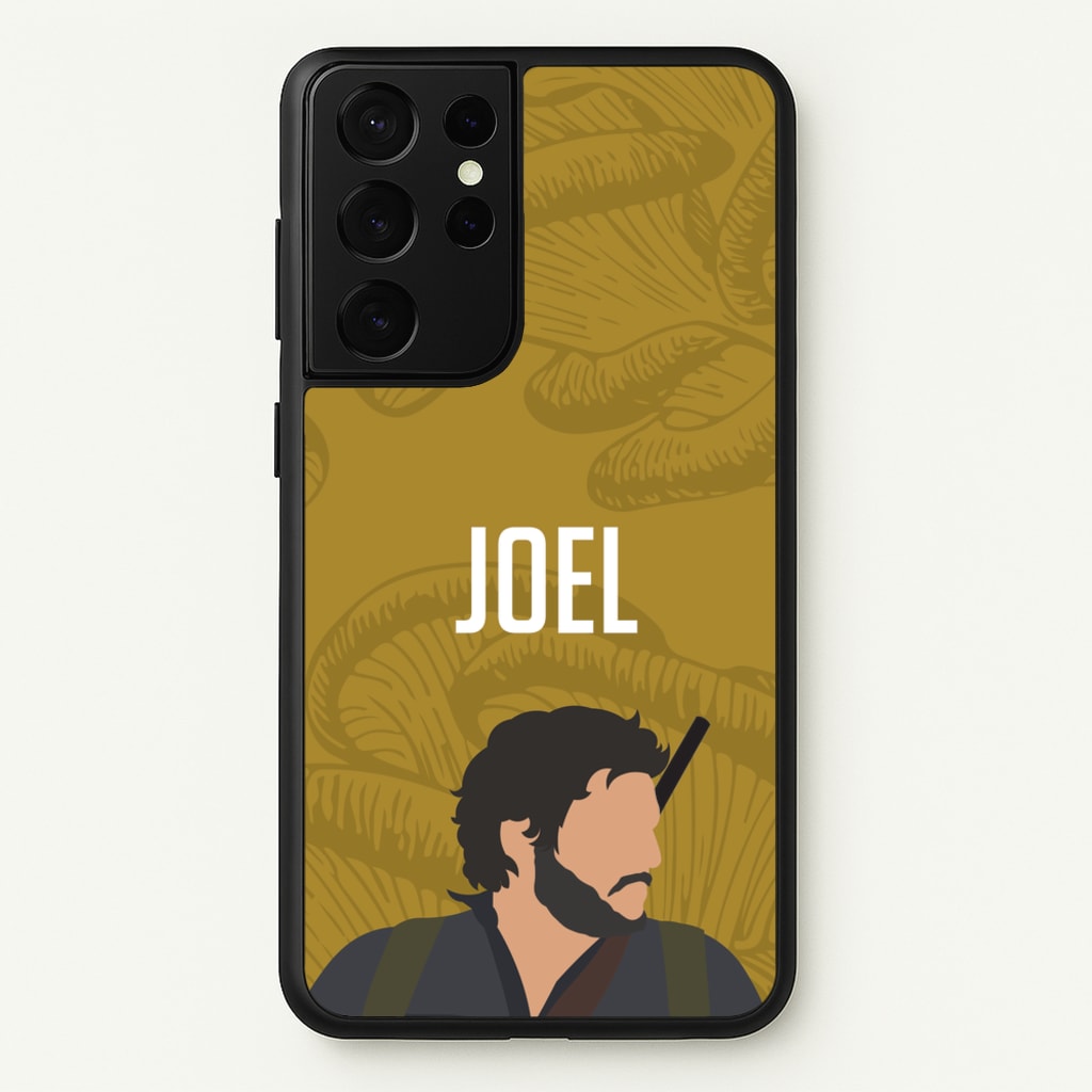 Joel Mushroom Pattern - The Last Of us Phone Case for Galaxy S21 Ultra