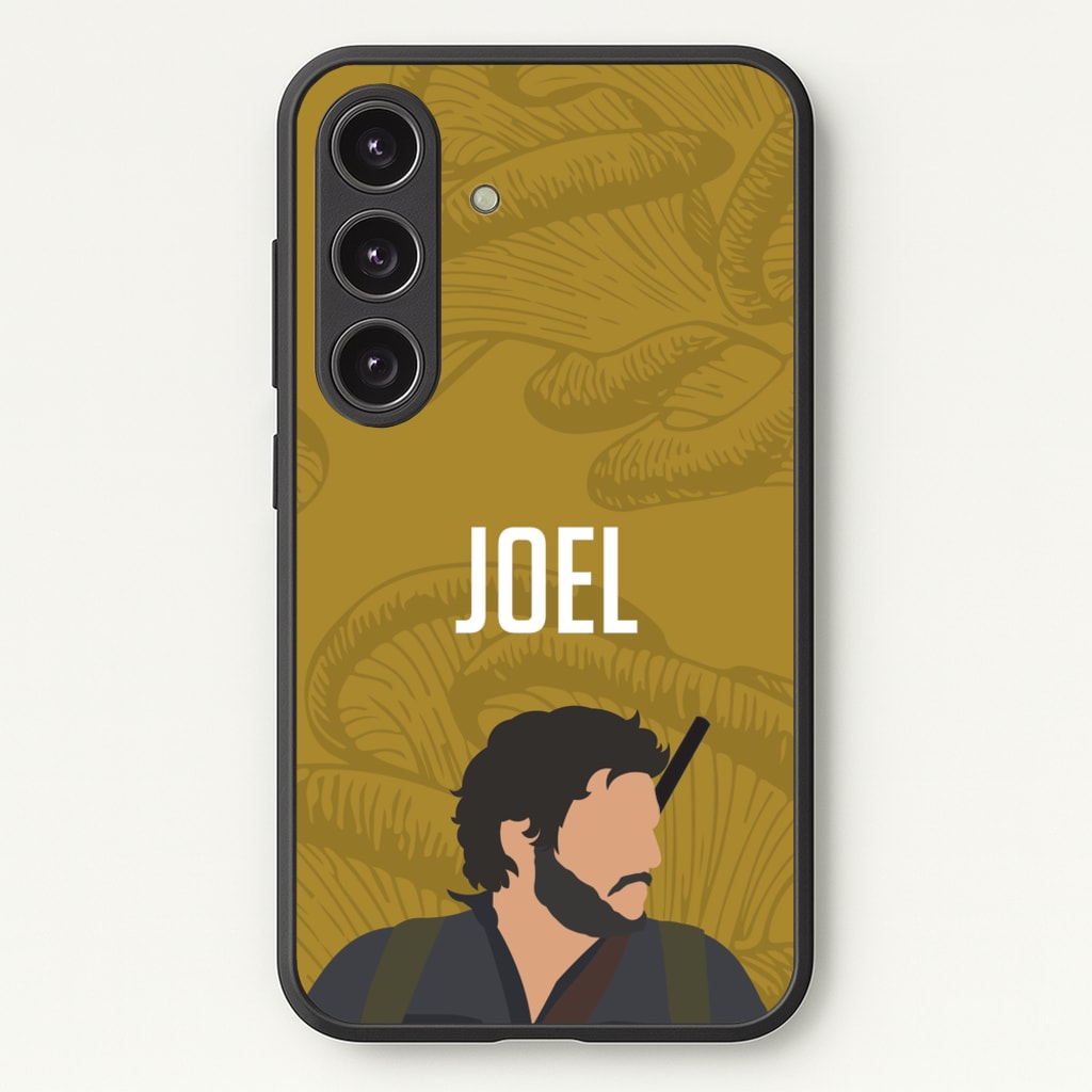 Joel Mushroom Pattern - The Last Of us Phone Case for Galaxy S25