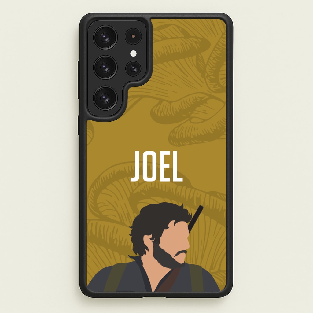 Joel Mushroom Pattern - The Last Of us Phone Case for Galaxy S22 Ultra