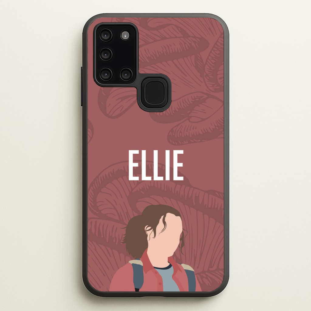 Ellie Mushroom Pattern - The Last Of us Phone Case for Galaxy A21s