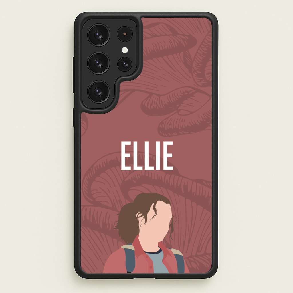 Ellie Mushroom Pattern - The Last Of us Phone Case for Galaxy S22 Ultra