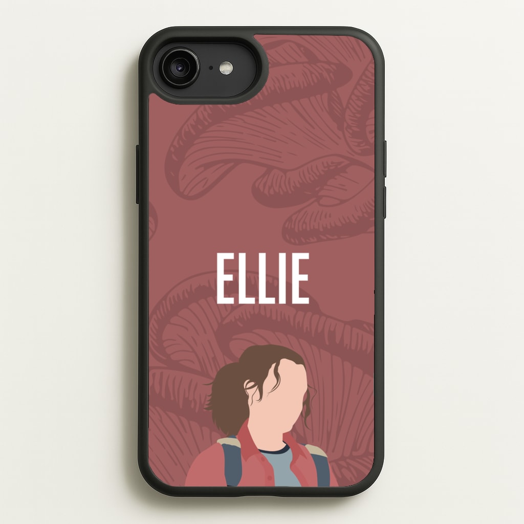 Ellie Mushroom Pattern - The Last Of us Phone Case for iPhone 6 Plus / 7 Plus / 8 Plus
