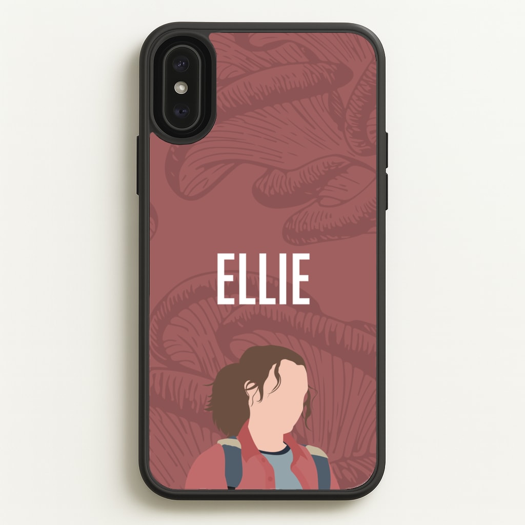 Ellie Mushroom Pattern - The Last Of us Phone Case for iPhone XS Max