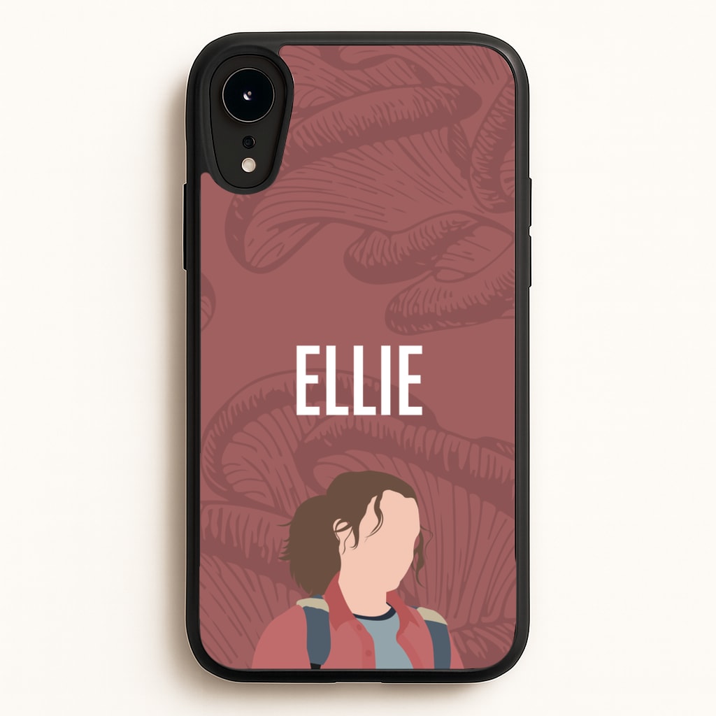 Ellie Mushroom Pattern - The Last Of us Phone Case for iPhone XR