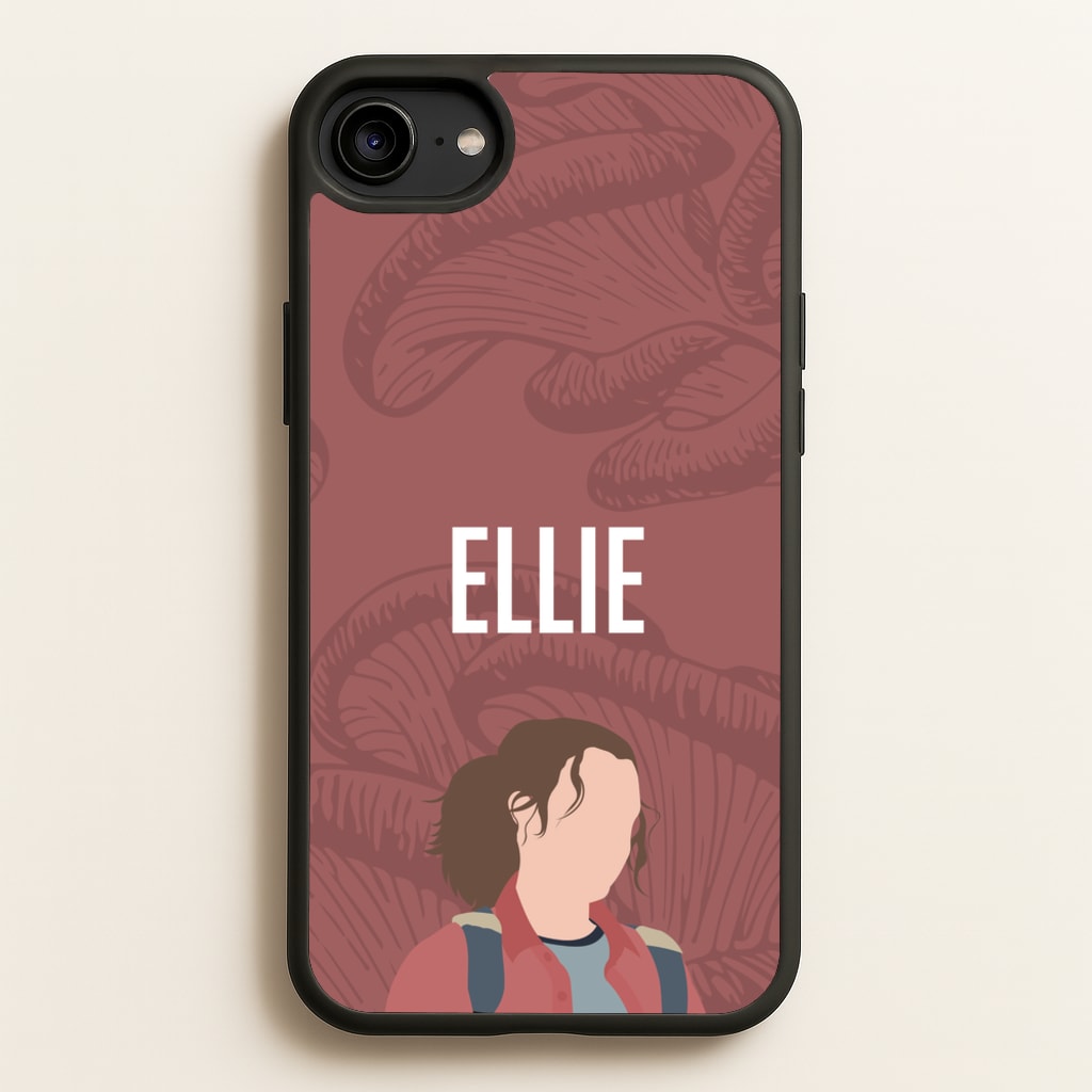 Ellie Mushroom Pattern - The Last Of us Phone Case for iPhone 6 / 7 / 8 / SE